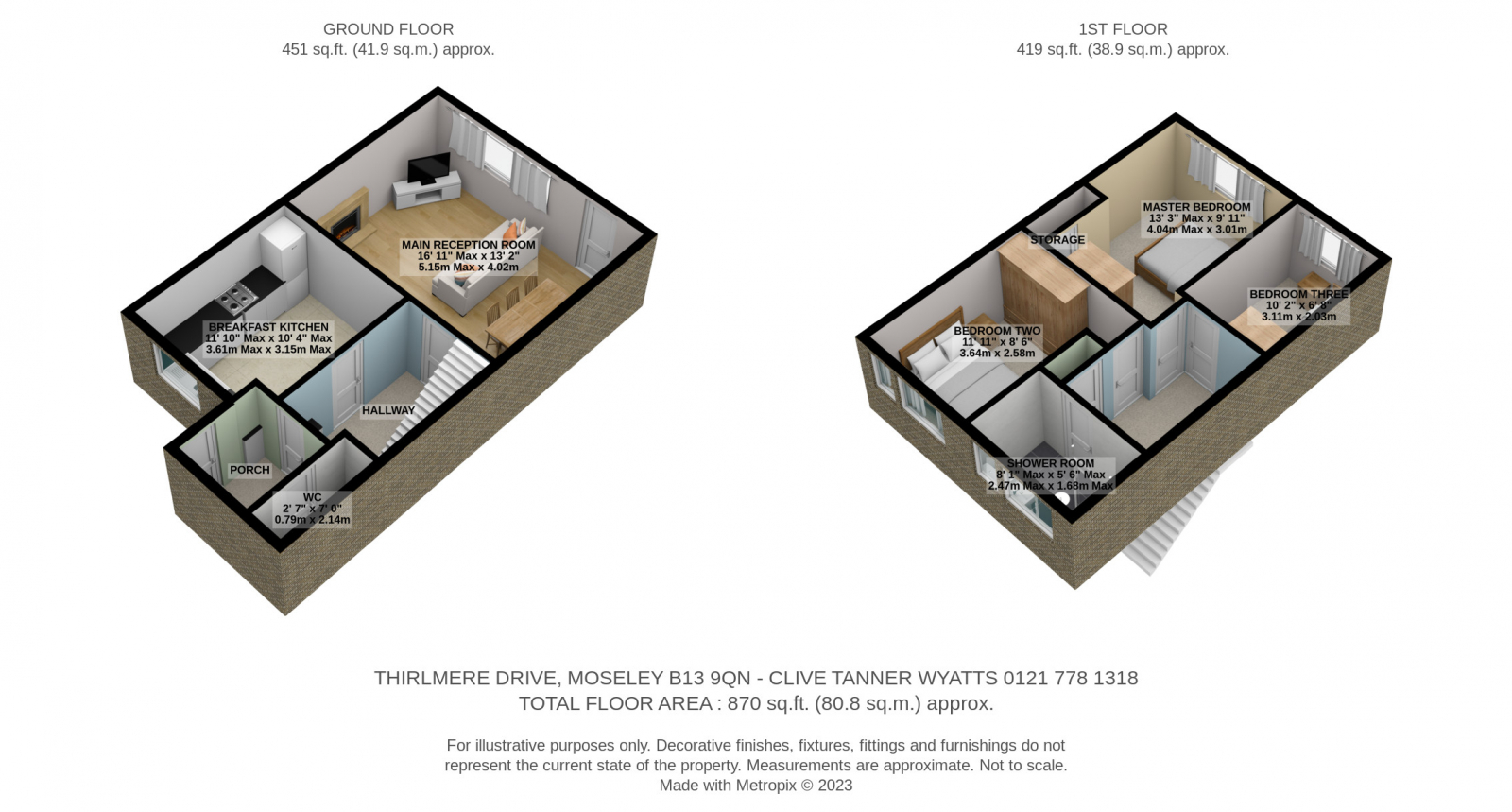 56 Thirlmere Drive, Moseley, Birmingham. B13 9QN